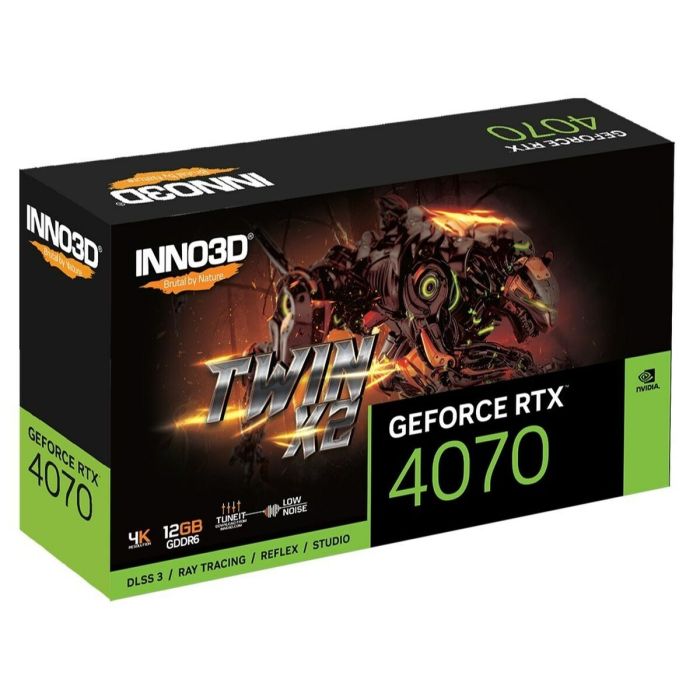 Tarjeta Gráfica INNO3D N40702-12D6-179063N GEFORCE RTX 4070 12 GB GDDR6 2