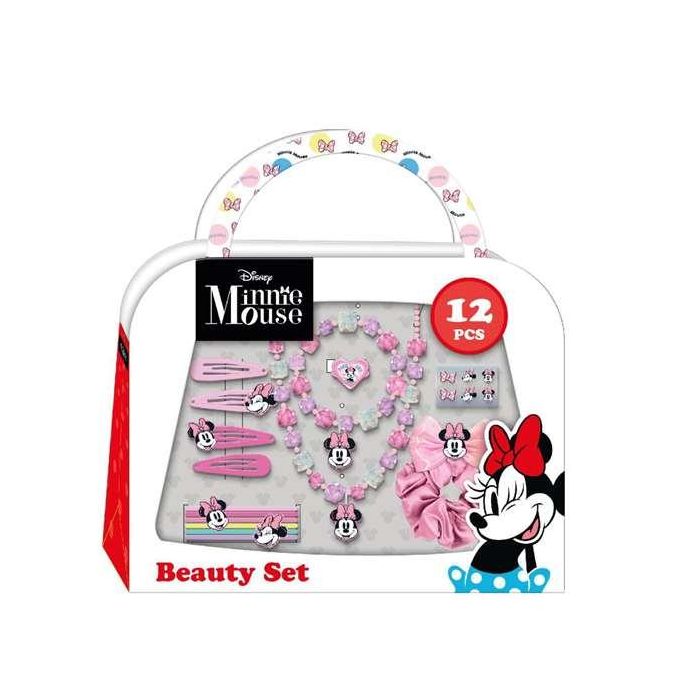 Accesorios de belleza minnie (12 piezas) 28.0 x 21.6 x 3.8 cm 6