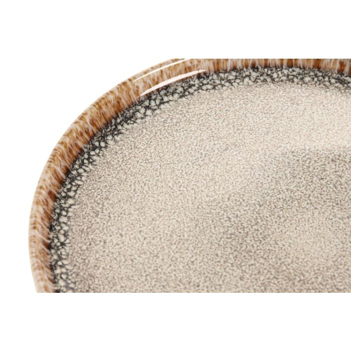 Plato Horeca DKD Home Decor Beige 20 x 2 x 20 cm (6 Unidades) 2 Plato Horeca DKD Home Decor Beige 20 x 2 x 20 cm (6 Unidades) 2