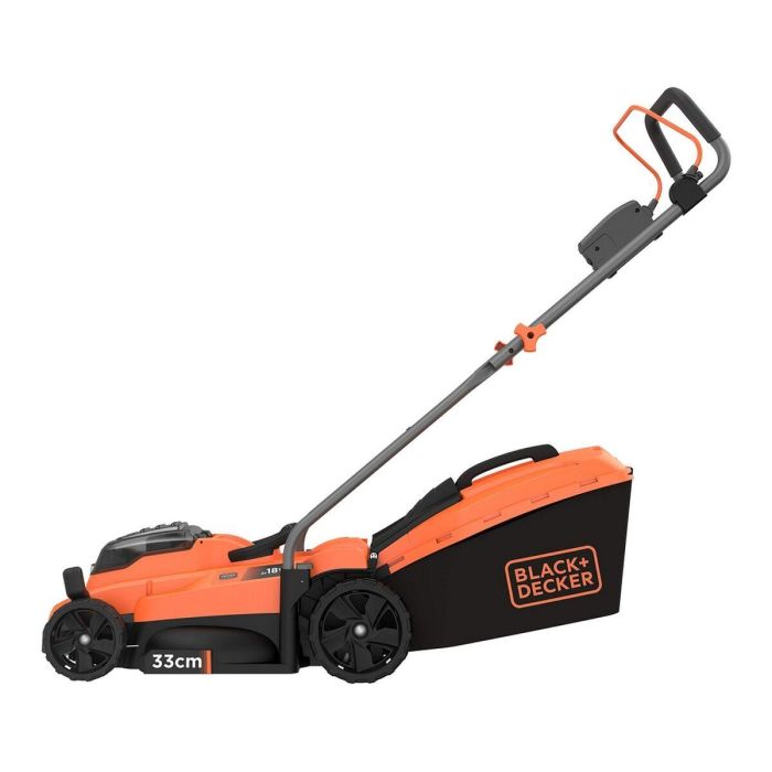 Black & Decker BCMW3318L2-QW Cortacésped Inalámbrico Litio 18V 33 cm, 2.5Ah con 2 baterías y cargador 9