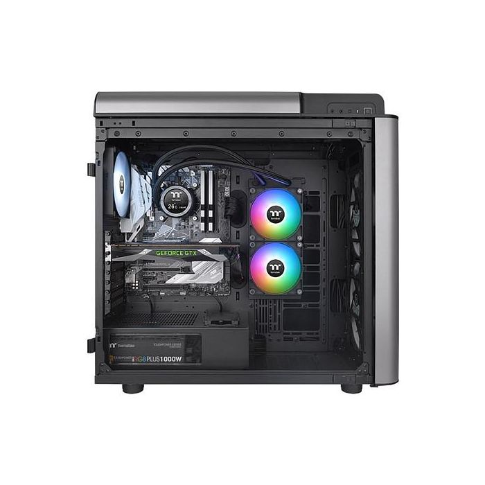 Thermaltake TH240 V2 Ultra Refrigeración Líquida All-in-One CPU, 240mm, 2 Ventiladores de 120mm, ARGB Sync, Negro, TH240 V2 Ultra