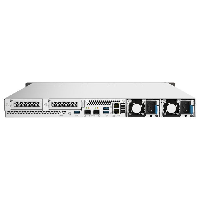QNAP TS-H1090FU-7302P-128G NAS de Rack 1U con 10 Bahías, Procesador AMD EPYC 7302P 16 núcleos 3.3GHz, 8x16GB RAM DDR4 ECC RDIMM 1