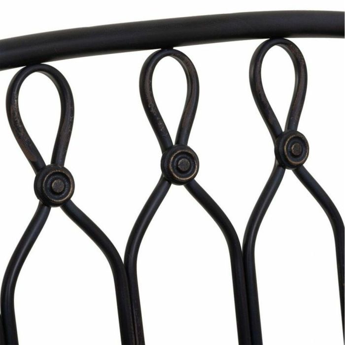 Banco Alexandra House Living Negro Metal 56 x 98 x 118 cm 4