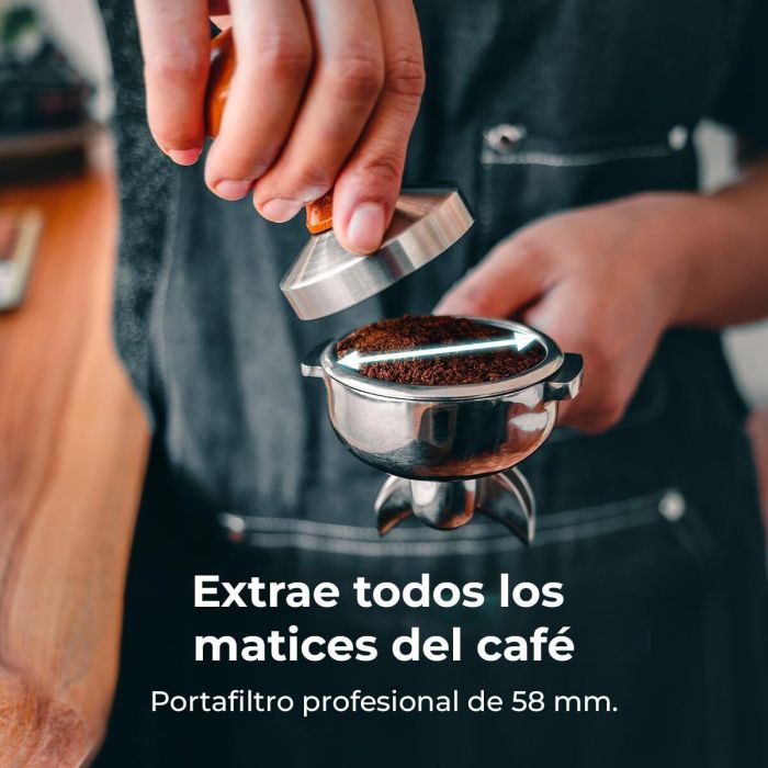 Cafetera Barista Cecotec Baristeo Regina 5200 W 9 bar 10,5 L Negro 3