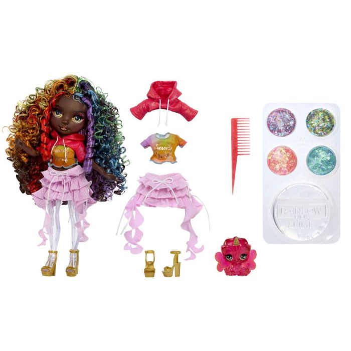 Rainbow High Muñeca de Moda Rainbow Shimmers con Slime - Iris LIT35051122432 4 Rainbow High Muñeca de Moda Rainbow Shimmers con Slime - Iris LIT35051122432 4