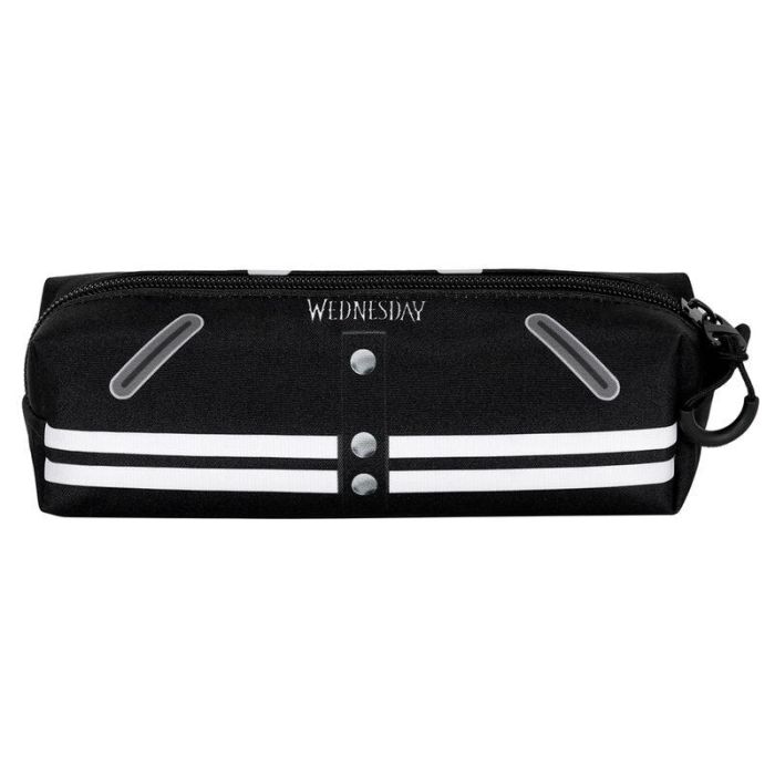 Wednesday Miércoles Estuche Portatodo Cuadrado FAN 2.0 Varsity, Negro, 0.90 L, Poliéster 2 Wednesday Miércoles Estuche Portatodo Cuadrado FAN 2.0 Varsity, Negro, 0.90 L, Poliéster 2