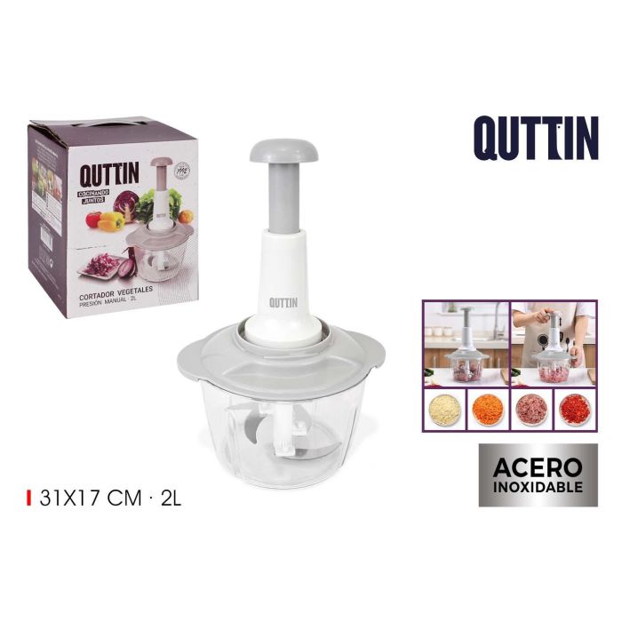 Cortador de vegetales Quttin 2Lts (6 Unidades) Cortador de vegetales Quttin 2Lts (6 Unidades)