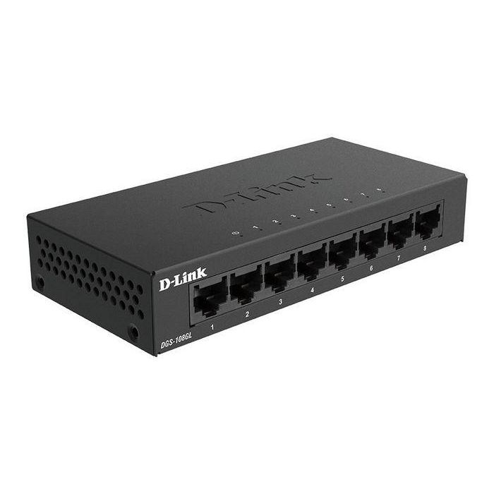 Switch D-Link DGS-108GL Negro 3 Switch D-Link DGS-108GL Negro 3
