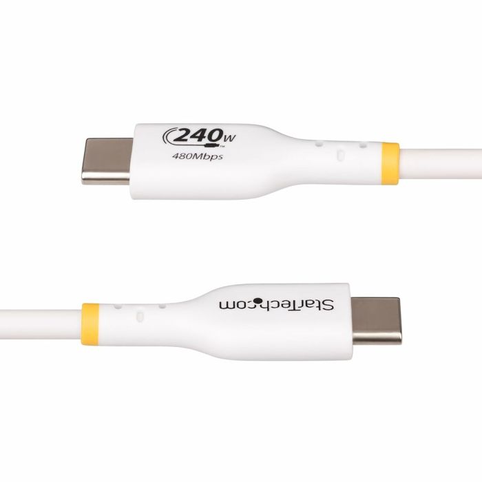Cable USB Startech USB2EPR2MW Blanco 2 m 7