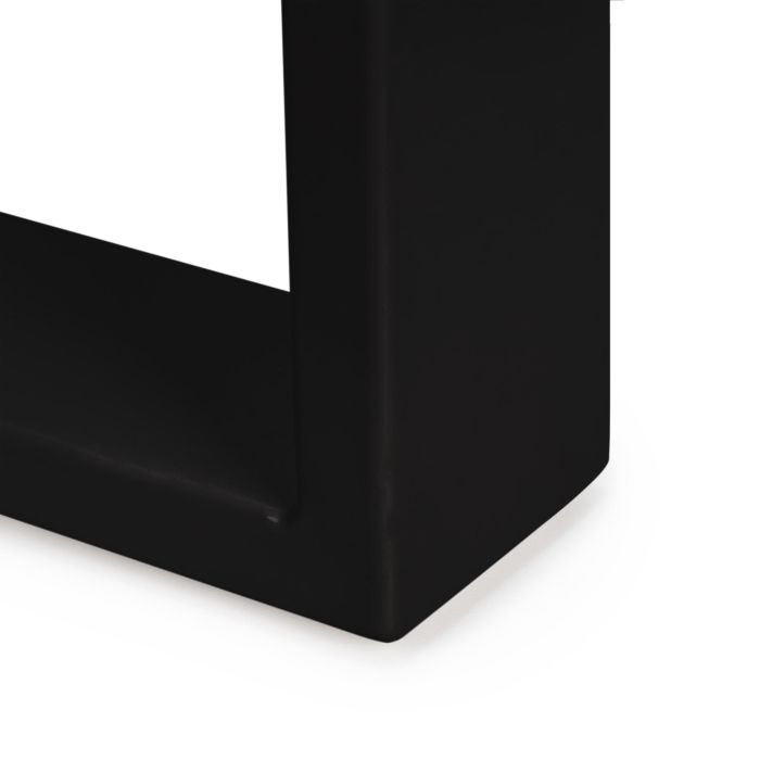 Emuca Juego de patas rectangulares Square para mesa, ancho 800mm, Acero, Pintado negro 4 Emuca Juego de patas rectangulares Square para mesa, ancho 800mm, Acero, Pintado negro 4