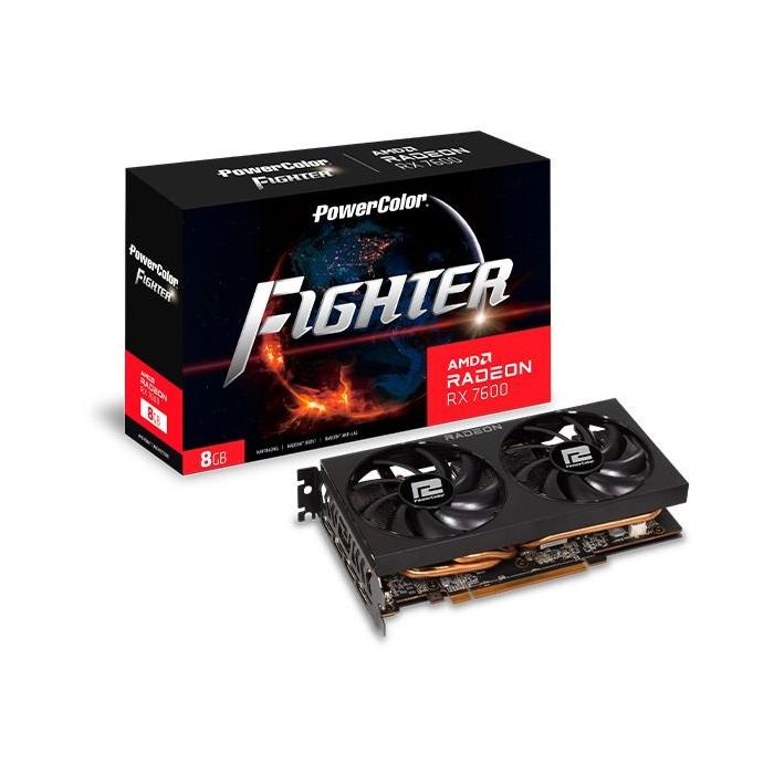 PowerColor RX 7600 8G-F Radeon Fighter 8GB GDDR6 AMD FreeSync PCI Express 4.0 Gaming 5