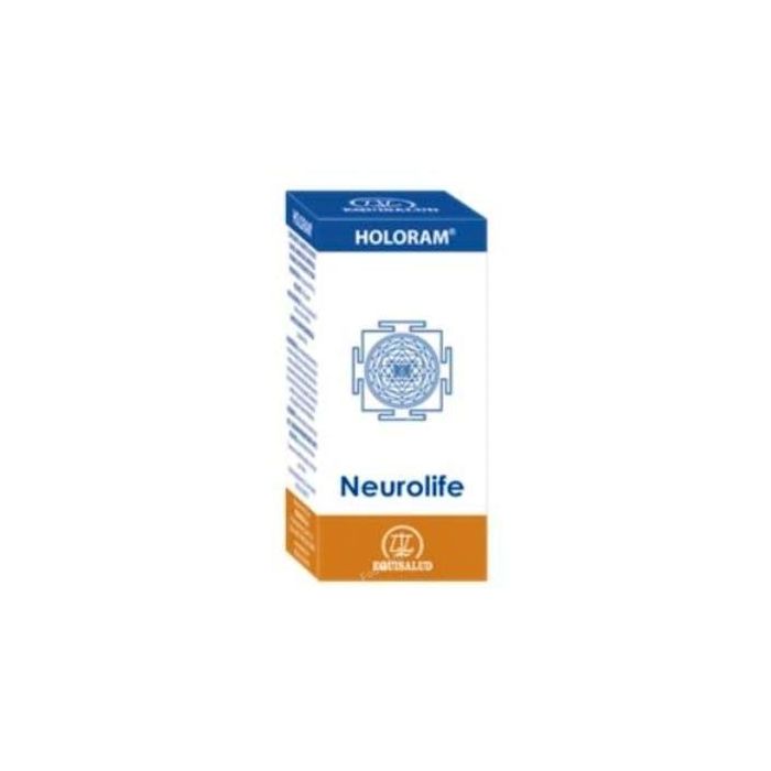 Holoram Neurolife Complemento Alimenticio con Melena de León, Bacopa y Fosfatidilserina para Función Neurológica - 60 Cápsulas