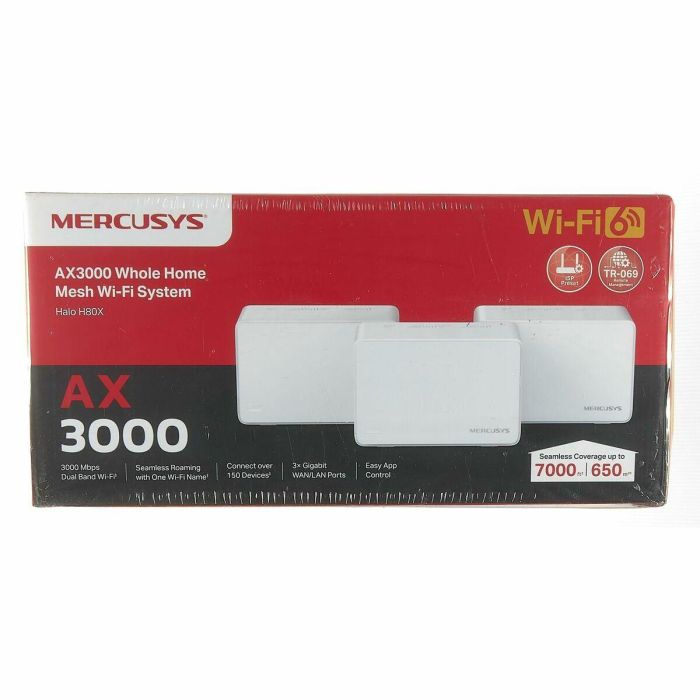 Mercusys Halo H80X (3-pack) Doble banda (2,4 GHz / 5 GHz) Wi-Fi 6 (802.11ax) Blanco Interno 15 Mercusys Halo H80X (3-pack) Doble banda (2,4 GHz / 5 GHz) Wi-Fi 6 (802.11ax) Blanco Interno 15