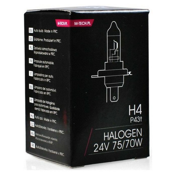 M-Tech PX26D Lámpara Halógena H7 24V 70W (10 Unidades) Homologación Europea 0 M-Tech PX26D Lámpara Halógena H7 24V 70W (10 Unidades) Homologación Europea 0