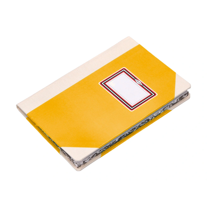 Fernandes Libro Cartone Cosido DIN A4+ Liso 100 gr Amarillo 50 Hojas 5