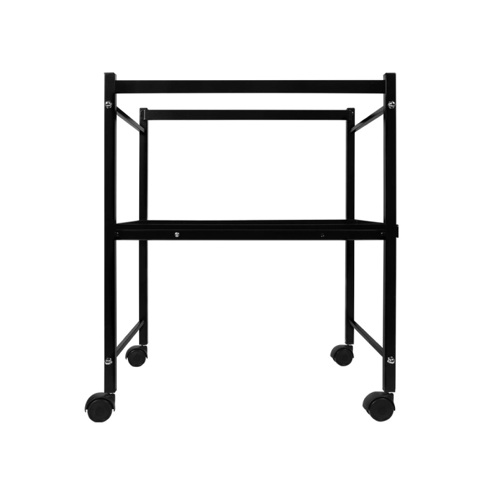 Q-connect Carrito para Carpetas Colgantes Folio con Ruedas y Bandeja Extraible Negro 450 x 650 x 540 mm 1