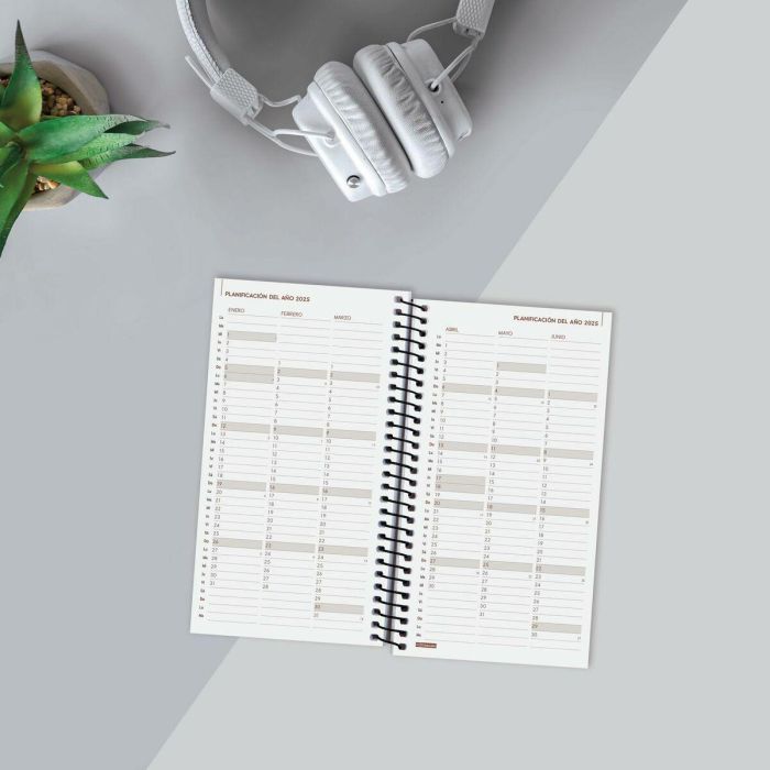 Agenda Finocam YEAR Negro Mini 9,4 x 17,1 cm 2025 3