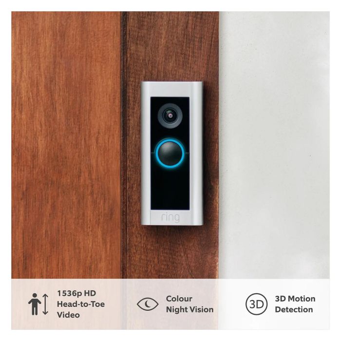 Amazon Spotlight Cam Pro Battery Cámara de Seguridad IP Inalámbrica Exterior Color Blanco