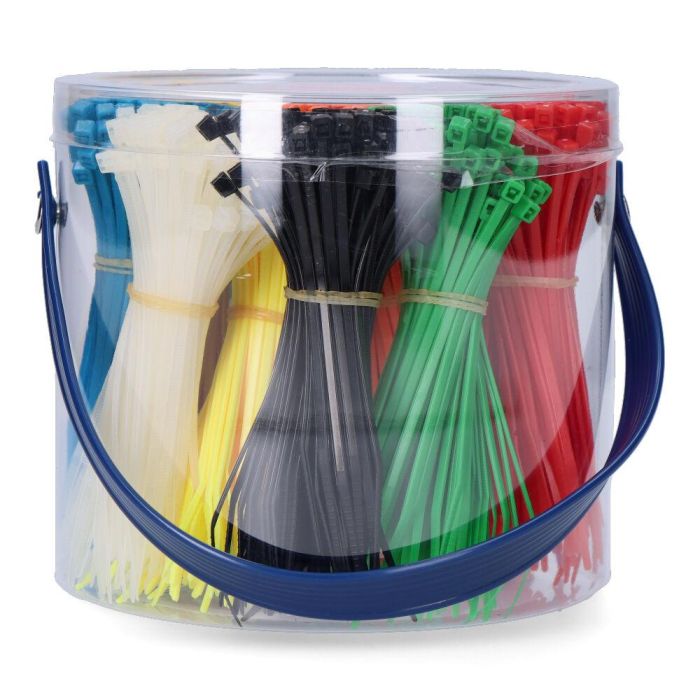 Edm Set de 1000 bridas 100 x 2,5 mm, nylon alta calidad, colores varios 1 Edm Set de 1000 bridas 100 x 2,5 mm, nylon alta calidad, colores varios 1