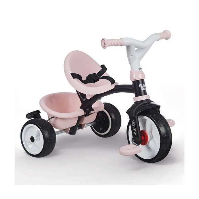 Triciclo Baby Driver Plus Rosa - SMOBY 1 Triciclo Baby Driver Plus Rosa - SMOBY 1