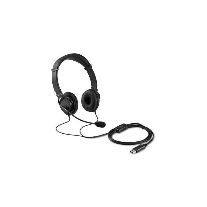 Kensington Auriculares Hi-Fi USB K33065WW con Micrófono, Cancelación de Ruido, Diadema Ajustable, Compatible con Windows/Mac/Chromebook 1 Kensington Auriculares Hi-Fi USB K33065WW con Micrófono, Cancelación de Ruido, Diadema Ajustable, Compatible con Windows/Mac/Chromebook 1