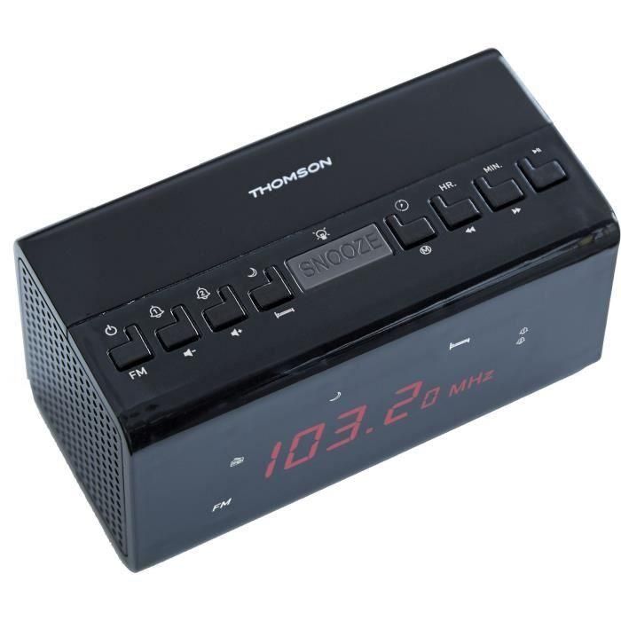 Radio Despertador - THOMSON - CR50 - Negro 1 Radio Despertador - THOMSON - CR50 - Negro 1