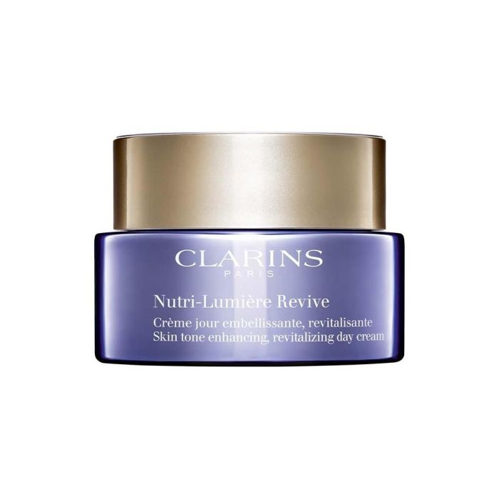 Clarins V4048A Nutri Lumière Revive Crema de Día Facial Anti-edad para Piel Madura Reafirmante, Hidratante 50 ml