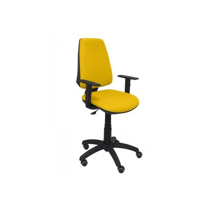Silla Piqueras Y Crespo Elche Cp Brazos Regulables Mecanismo Contacto Permanente Regulacion De Profundidad Ruedas De Parquet Asiento Y Respaldo Tapizado Bali Amarillo
