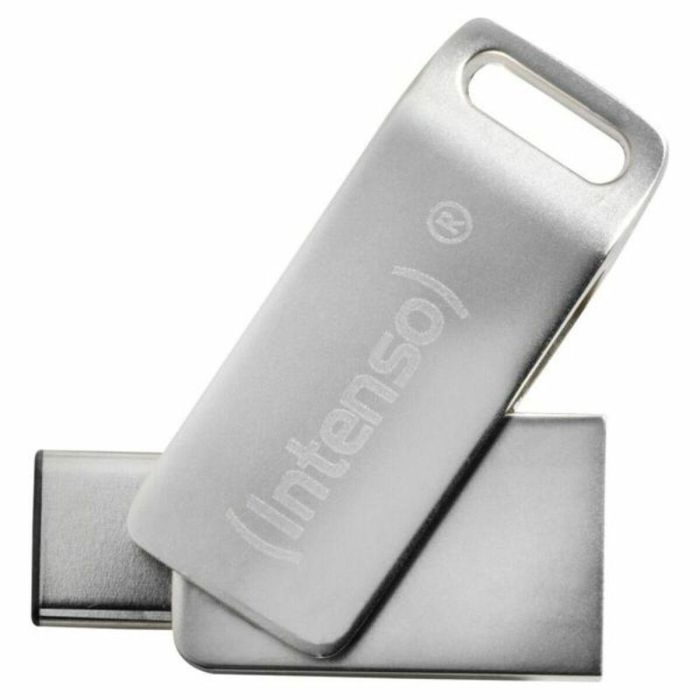 Intenso 3536480 Lápiz USB 3.0 + TypeC 32GB, Lectura/Escritura 70MB/s, Metal 2