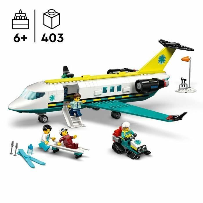 LEGO 60465 Ambulancia de Rescate Aéreo, Set de Construcción LEGO City para Niños de 6 Años en Adelante 4