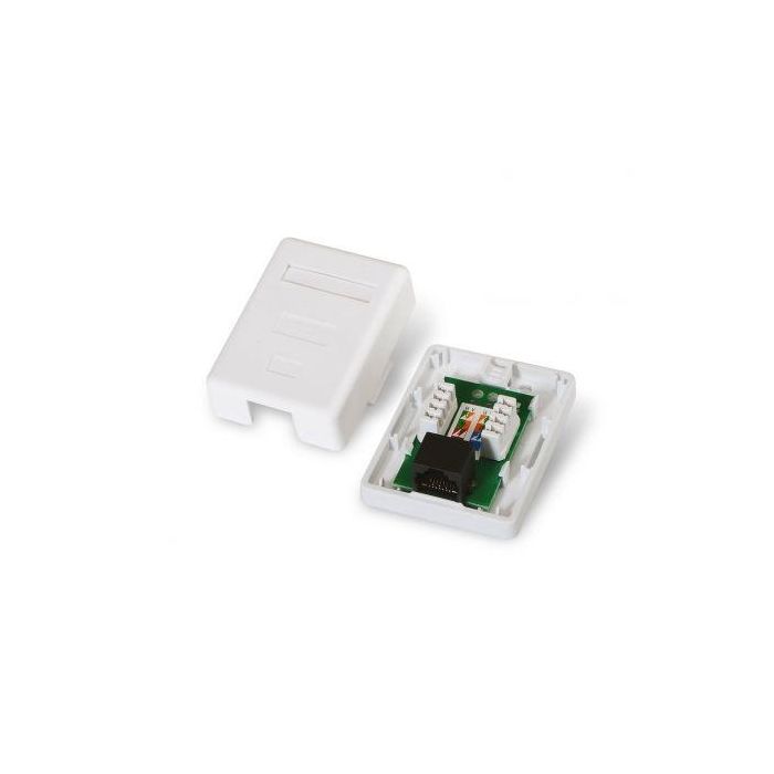 AISENS - ROSETA DE SUPERFICIE RJ45 CAT.5E UTP 1 TOMA, BLANCO 1
