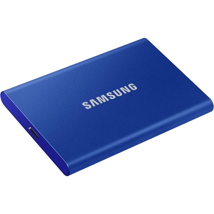 Samsung MU-PC2T0H/WW Disco Externo SSD Portátil T7 Touch 2TB Azul USB 3.2 Gen2 1050/1000 MB/s Cifrado AES 256 6