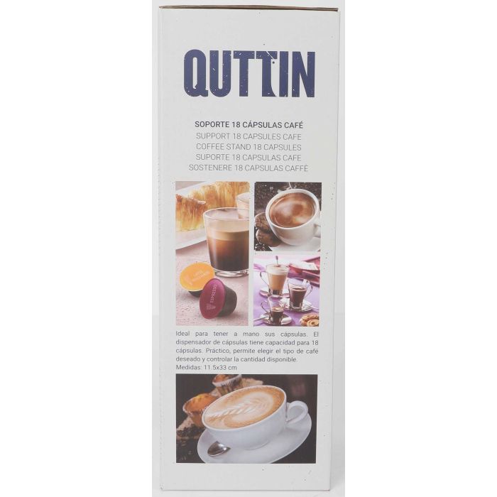 Quttin Soporte para Cápsulas de Café 18 Piezas 11.5x33 cm (6 Unidades) 8