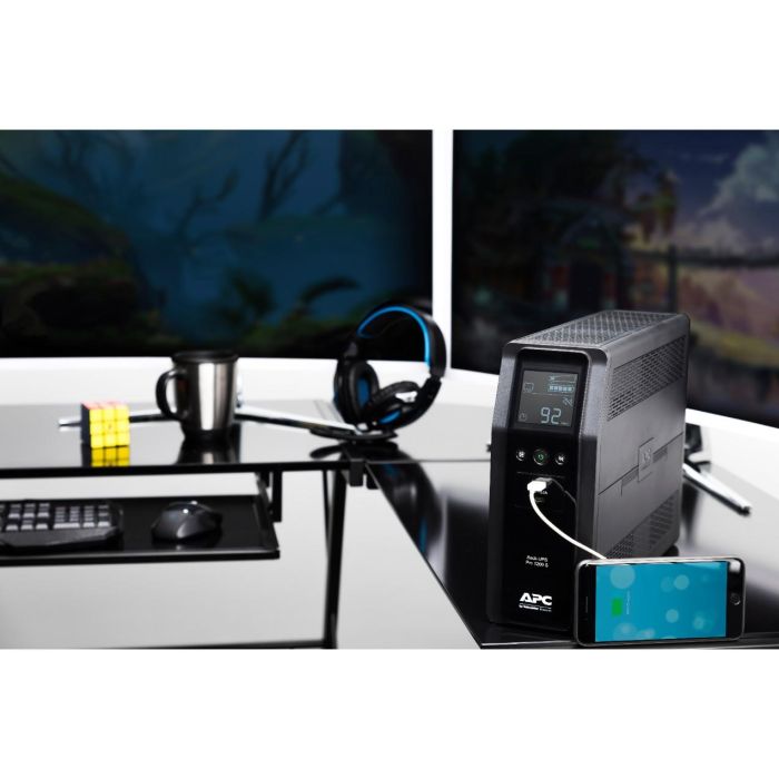 APC BACK UPS PRO BR 1200VA - Sistema de alimentación ininterrumpida (UPS) 1.2 kVA 720 W, 8 salidas AC, BR1200SI 9