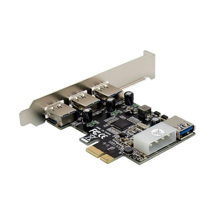MicroConnect Tarjeta de Expansión PCIe USB 3.0 3+1 Puertos VL805 2