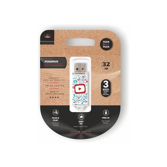 Memoria Usb 32Gb Tech-One-Tech Video Dream 2.0 (Incluye Canon Lpi De 0.24 )