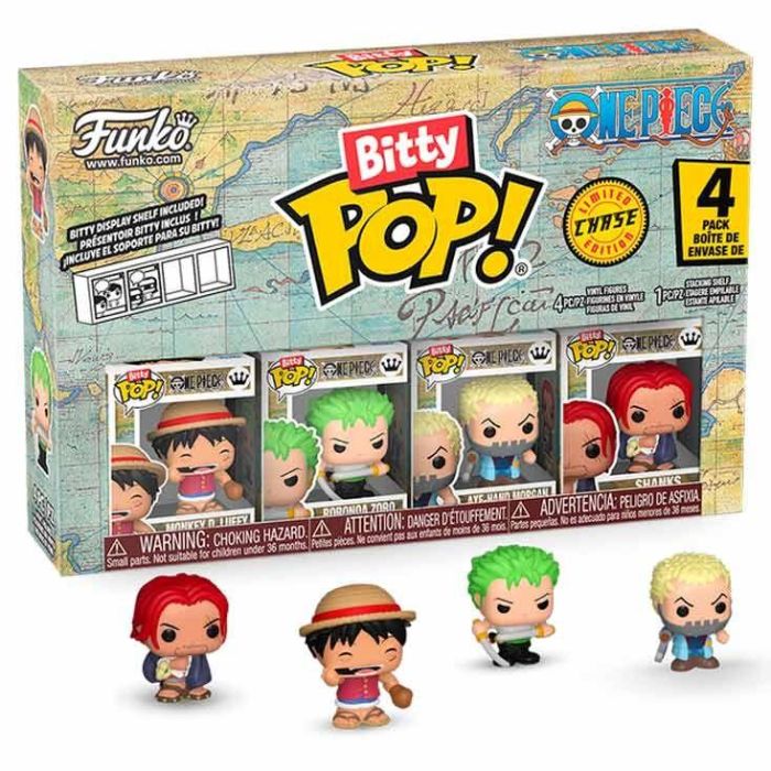 Blister 4 figuras Bitty POP One Piece Luffy 0 Blister 4 figuras Bitty POP One Piece Luffy 0