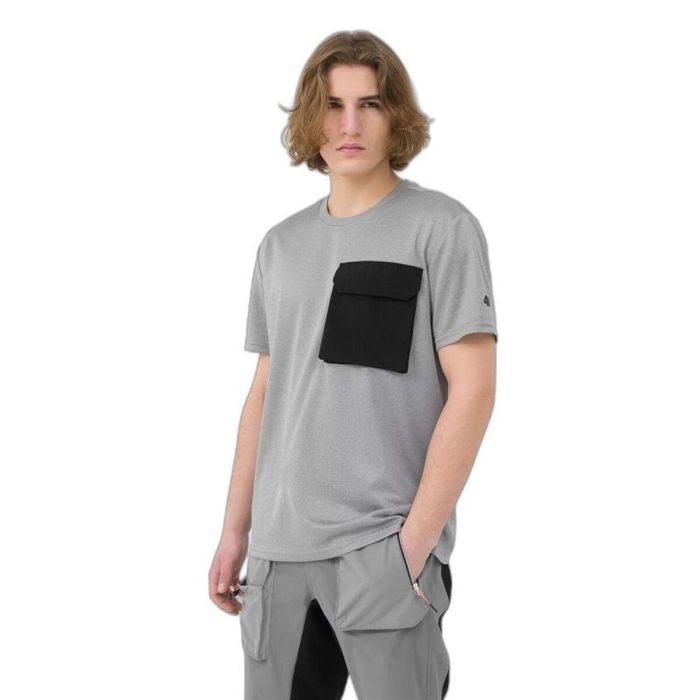 Camiseta de Manga Corta Hombre 4F Fnk M200 Gris 2