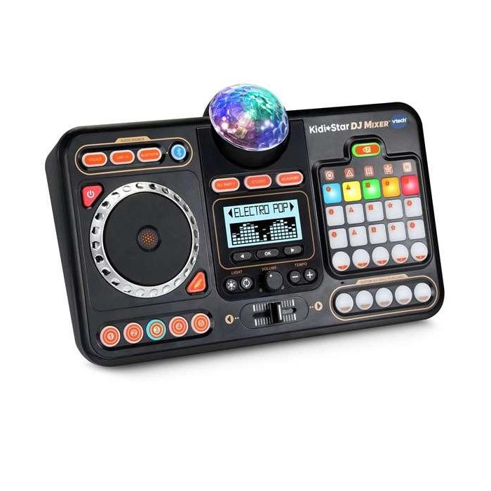 Mesa de mezclas kidi dj mix con luces, sonidos y un disco giratorio para hacer scratch ¡graba tus propias mezclas!23,5x36,5x9,2 cm Mesa de mezclas kidi dj mix con luces, sonidos y un disco giratorio para hacer scratch ¡graba tus propias mezclas!23,5x36,5x9,2 cm