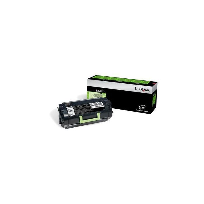 Lexmark 522H Toner Negro Alto Rendimiento para MS81x 25.000 Páginas