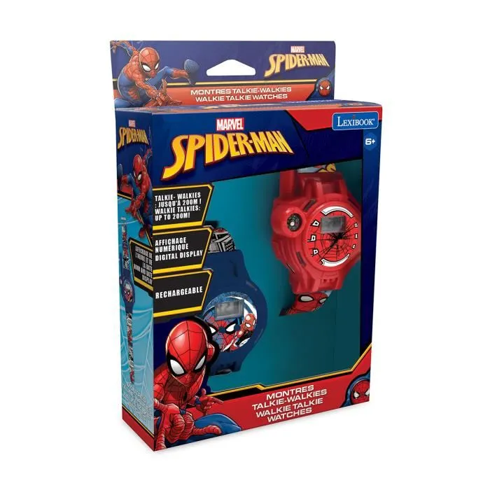 Lexibook Reloj Digital SpiderMan con Función Walkie-Talkie Alcance hasta 200 m LEX1694441205232 2