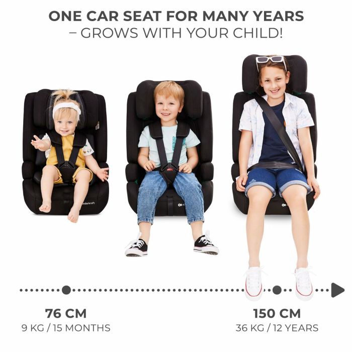 Silla para el Coche Kinderkraft SAFETY FIX 2 i-Size Negro 1 Silla para el Coche Kinderkraft SAFETY FIX 2 i-Size Negro 1