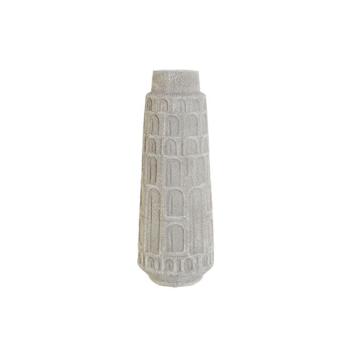 Jarrón Home ESPRIT Blanco Resina 15 x 15 x 41 cm 0 Jarrón Home ESPRIT Blanco Resina 15 x 15 x 41 cm 0