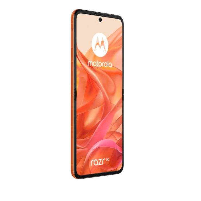 Motorola razr 50 5G Dual SIM, Pantalla Plegable 6.9" pOLED + Externa 3.63", 50MP, 8GB RAM, 256GB Almacenamiento, IPX8, 4200 mAh Naranja 12 Motorola razr 50 5G Dual SIM, Pantalla Plegable 6.9" pOLED + Externa 3.63", 50MP, 8GB RAM, 256GB Almacenamiento, IPX8, 4200 mAh Naranja 12