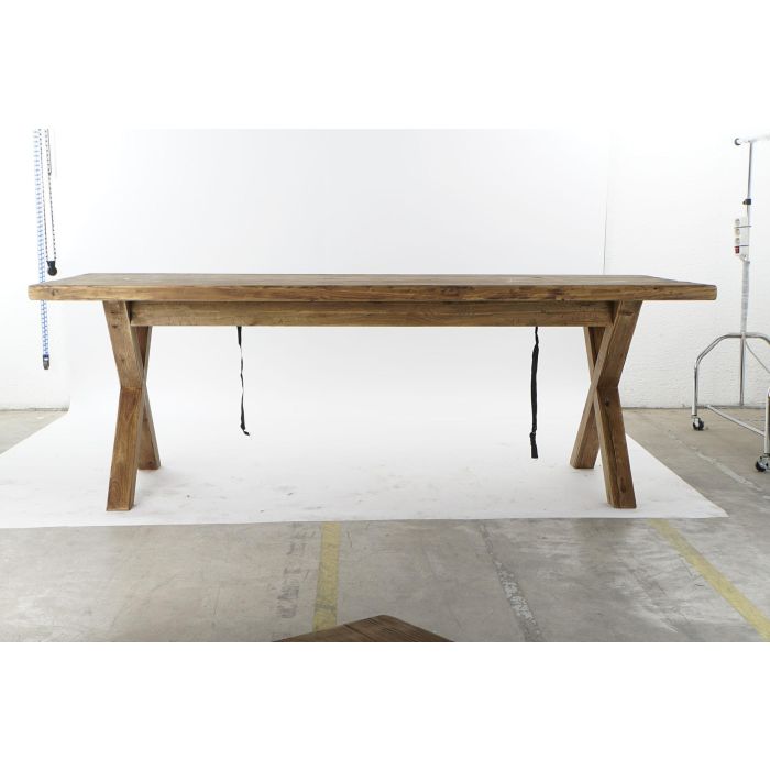 Mesa Comedor Alpino DKD Home Decor Natural 100 x 76 x 220 cm 5