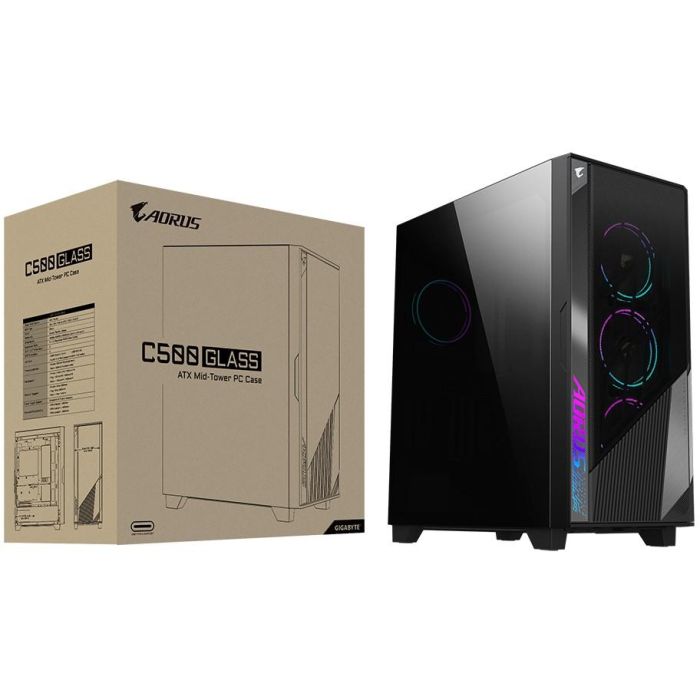 Gigabyte GB-AC500G Torre Midi Black 8 Gigabyte GB-AC500G Torre Midi Black 8