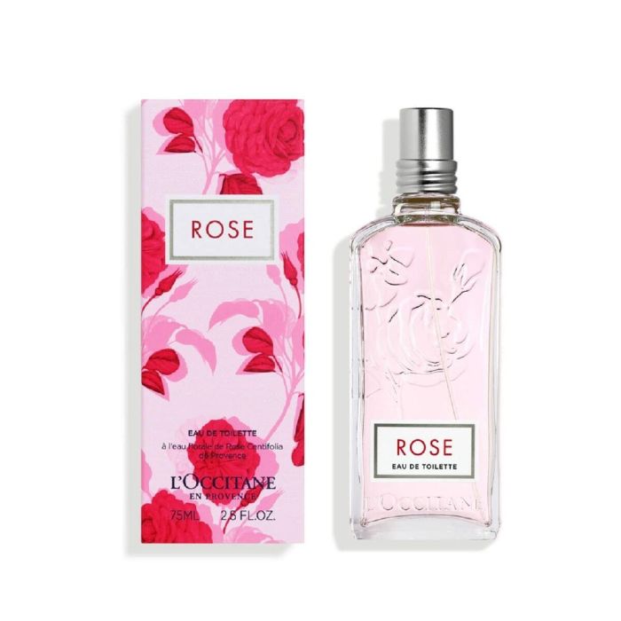 L'Occitane En Provence ROSE Eau de Toilette para Mujer 75 ml - Fragancia Floral Fresca y Delicada, Notas Verdes y Afrutadas L'Occitane En Provence ROSE Eau de Toilette para Mujer 75 ml - Fragancia Floral Fresca y Delicada, Notas Verdes y Afrutadas