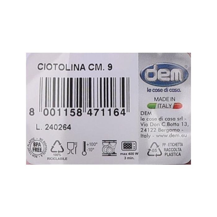 Inde Bol 9 cm Bahia Ass.Col "Smaty Color" (48 Unidades)