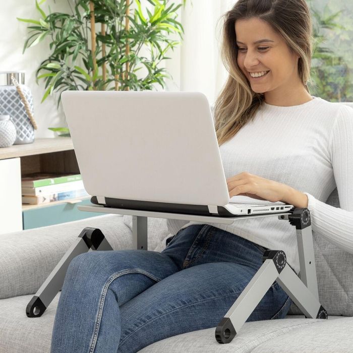 Mesa Ajustable Multiposición para Ordenador Portátil Omnible InnovaGoods 0 Mesa Ajustable Multiposición para Ordenador Portátil Omnible InnovaGoods 0