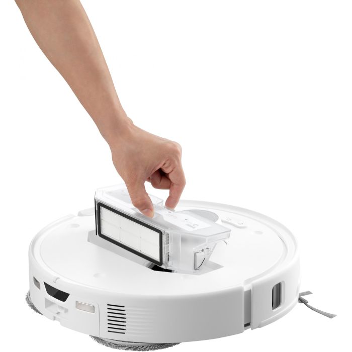 Roborock Qrevo Curv Robot Aspirador con Multifunción Docking Station 3.0 Saugroboter Fregado 220 min Blanco 12